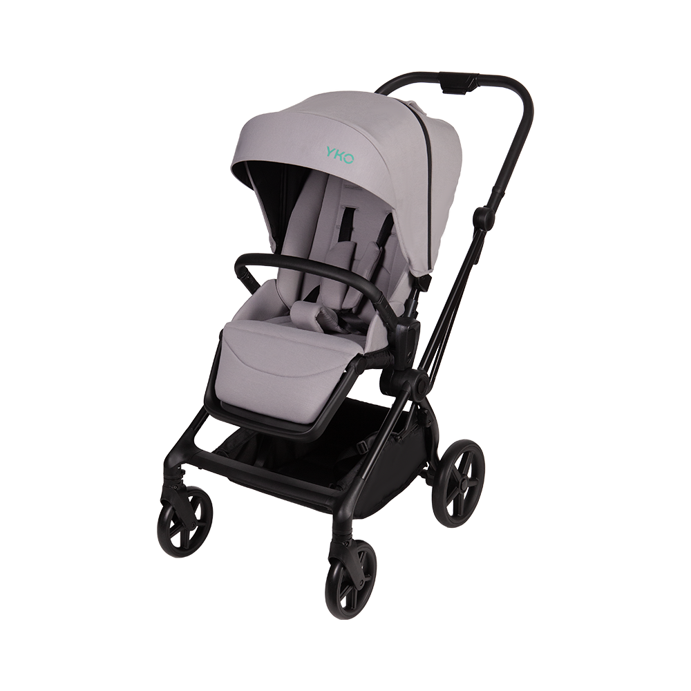3-in-1 Kinderwagen mit Aluminiumrahmen und umkehrbarem Sitz