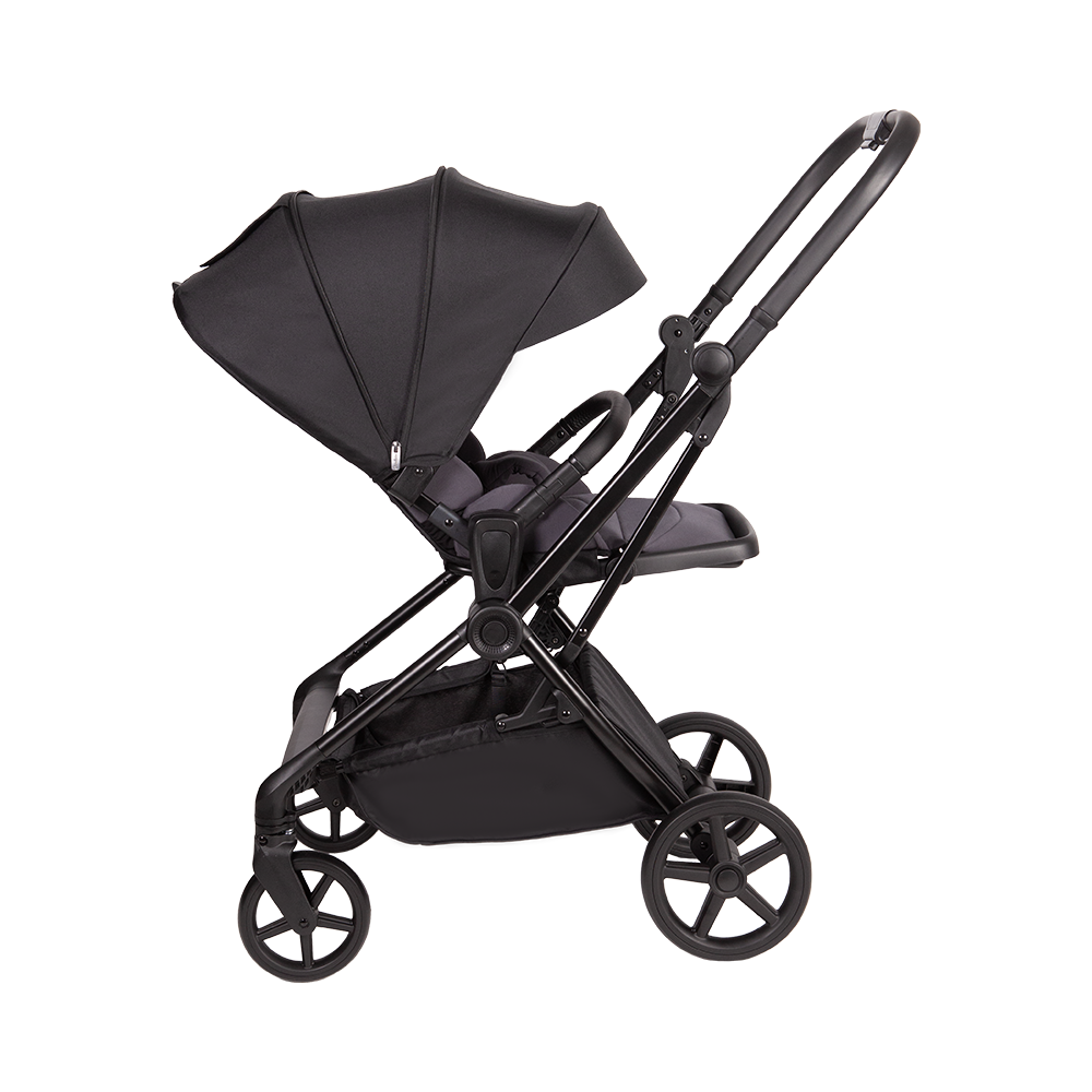 3-in-1 Kinderwagen mit Aluminiumrahmen und umkehrbarem Sitz