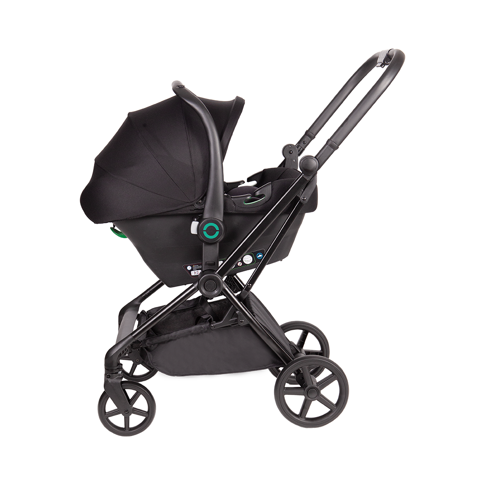 3-in-1 Kinderwagen mit Aluminiumrahmen und umkehrbarem Sitz