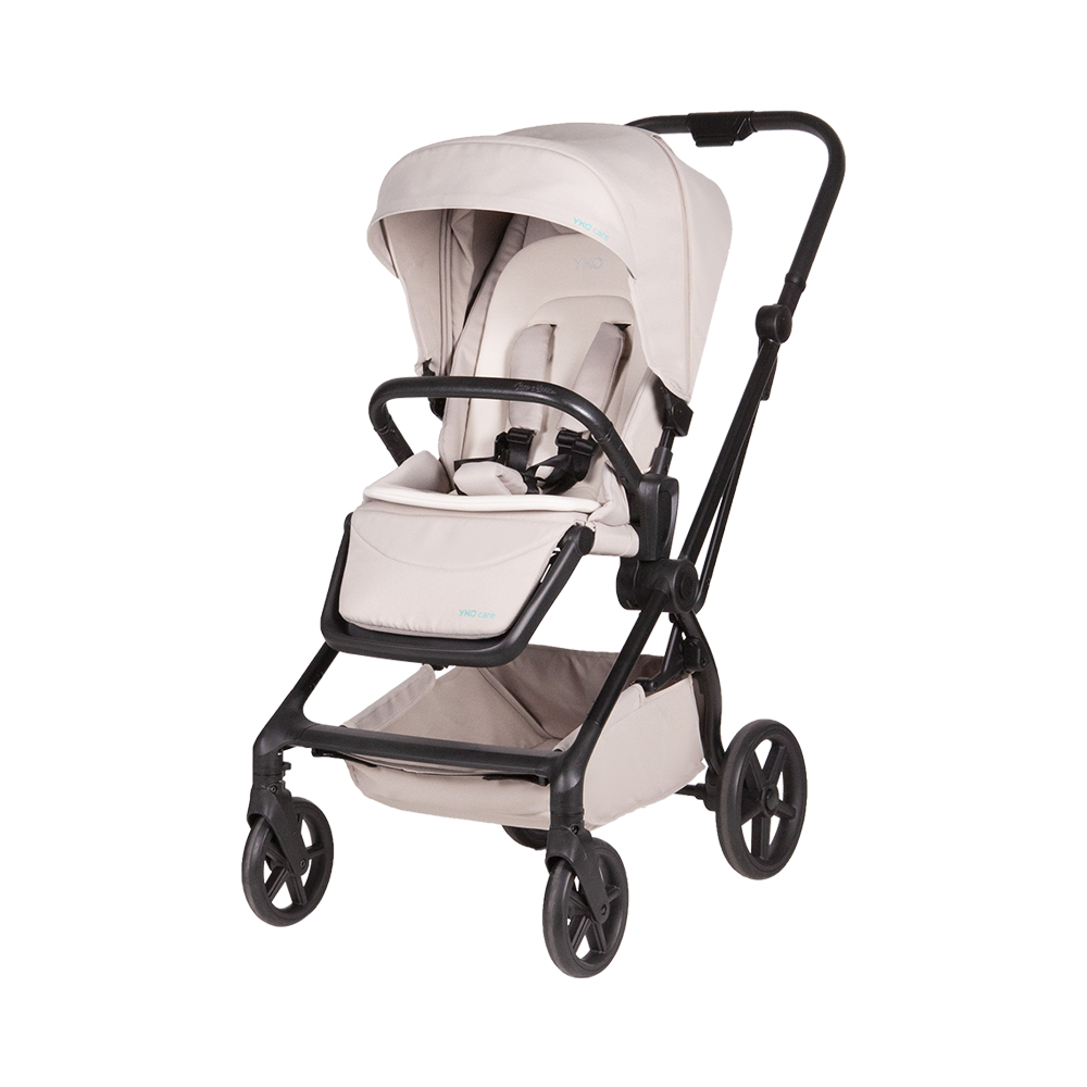 3-in-1 Kinderwagen mit Aluminiumrahmen und umkehrbarem Sitz