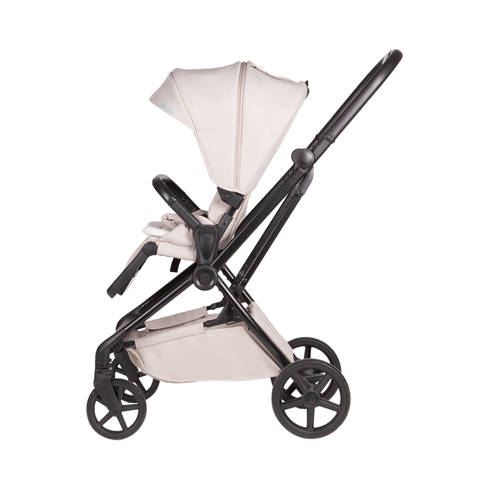 3-in-1 Kinderwagen mit Aluminiumrahmen und umkehrbarem Sitz