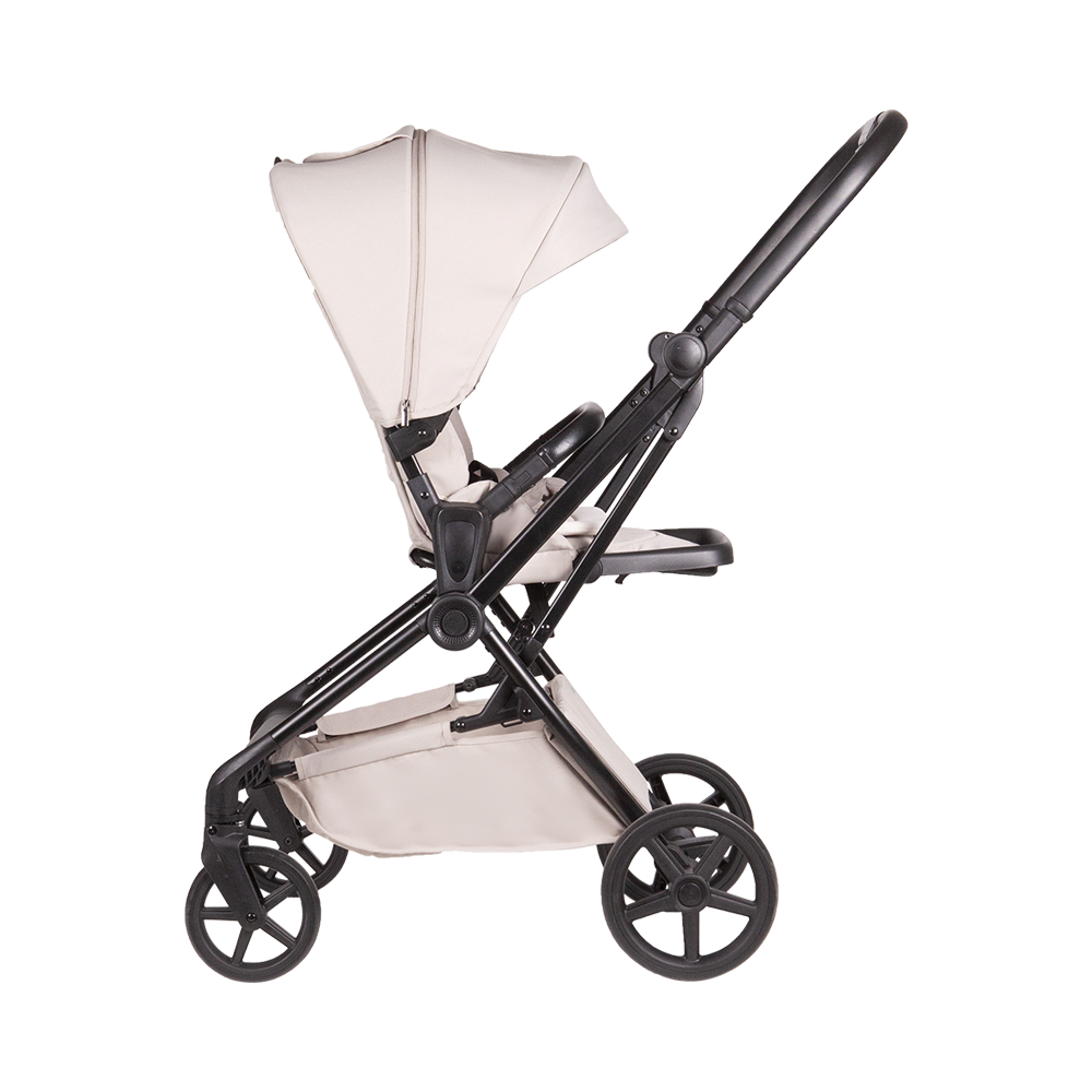 3-in-1 Kinderwagen mit Aluminiumrahmen und umkehrbarem Sitz