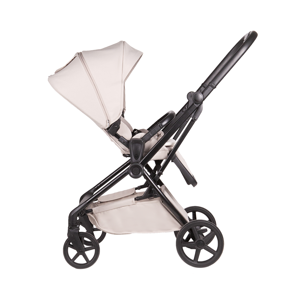 3-in-1 Kinderwagen mit Aluminiumrahmen und umkehrbarem Sitz